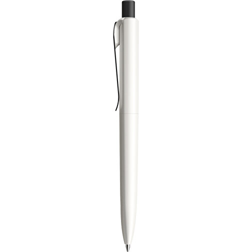 Prodir DS8 PSP Push Kugelschreiber , Prodir, weiß/schwarz satiniert, Kunststoff/Metall, 14,10cm x 1,50cm (Länge x Breite), Bild 2