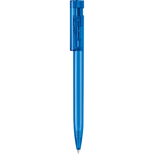 Senator® Liberty Clear Druckkugelschreiber , Senator, blau, Kunststoff, 11,00cm x 145,00cm x 15,00cm (Länge x Höhe x Breite), Bild 1