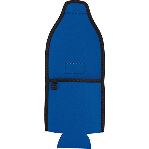Flaschenhalter COOL HIKING , blau, SBR / Polyester, 29,00cm x 0,50cm x 11,50cm (Länge x Höhe x Breite), Bild 1