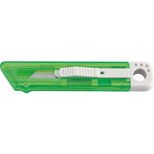 Cuttermesser SLIDE IT , grün, Kunststoff / Stahl, 12,50cm x 1,30cm x 2,50cm (Länge x Höhe x Breite), Bild 1