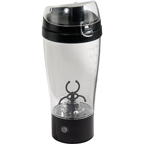 Elektrischer Shaker CURL , schwarz, transparent, Kunststoff / Polyacryl / Silikon, 22,00cm (Höhe), Bild 1