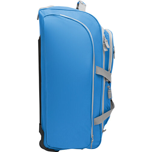 Trolley-Reisetasche 9P , blau, grau, 600D Polyester, 75,00cm x 33,00cm x 30,50cm (Länge x Höhe x Breite), Bild 7