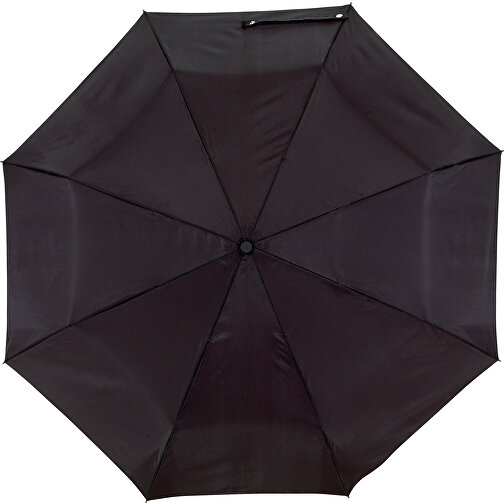 Vollautomatischer Windproof-Taschenschirm ORIANA , schwarz, Metall / Fiberglas / Polyester, , Bild 2