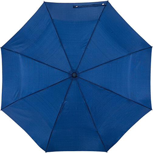 Vollautomatischer Windproof-Taschenschirm ORIANA , marineblau, Metall / Fiberglas / Polyester, , Bild 2