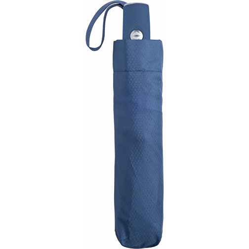 Vollautomatischer Windproof-Taschenschirm ORIANA , marineblau, Metall / Fiberglas / Polyester, , Bild 3