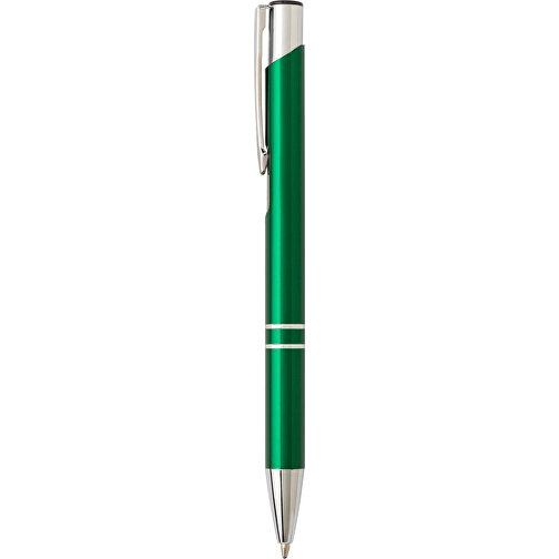 Kugelschreiber Aus Aluminium Delia , grün, Aluminium, Metall, , Bild 1