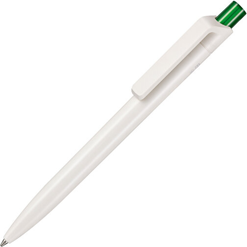 Kugelschreiber BIO-INSIDER , Ritter-Pen, weiß bio/limonen-grün TR/FR, ABS-Kunststoff, 14,20cm (Länge), Bild 2