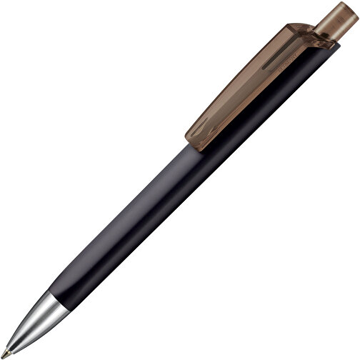 Kugelschreiber TRI-STAR SOFT ST , Ritter-Pen, schwarz/smoke grey, ABS-Kunststoff, 14,00cm (Länge), Bild 2