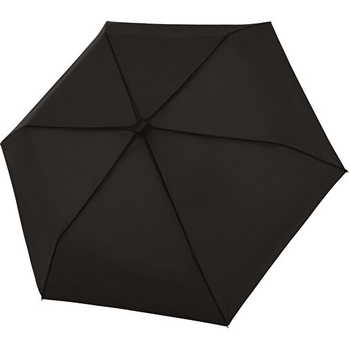 Doppler Regenschirm Hit Mini Flach , doppler, schwarz, Polyester, 23,00cm (Länge), Bild 7