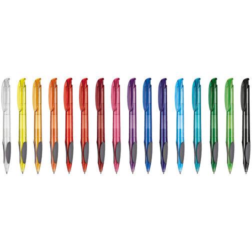 Kugelschreiber Atmos Frozen , Ritter-Pen, caribic-blau TR/FR, ABS-PP-Kunststoff, 14,50cm (Länge), Bild 4