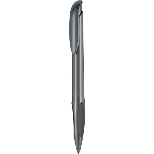 Kugelschreiber ATMOS , Ritter-Pen, stein-grau, ABS-PP-Kunststoff, 14,50cm (Länge), Bild 1