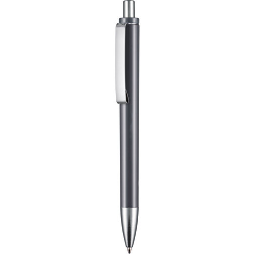 Kugelschreiber EXOS M , Ritter-Pen, dunkelgrau, ABS u. Metall, 14,10cm (Länge), Bild 1