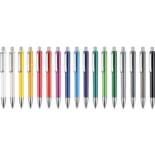 Kugelschreiber EXOS M , Ritter-Pen, dunkelgrau, ABS u. Metall, 14,10cm (Länge), Bild 4