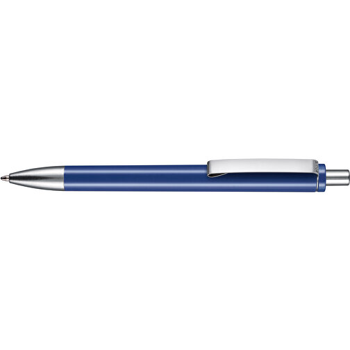 Kugelschreiber EXOS M , Ritter-Pen, azur-blau, ABS u. Metall, 14,10cm (Länge), Bild 3