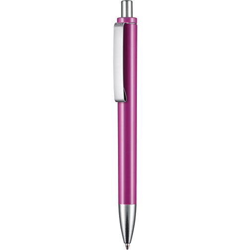 Kugelschreiber EXOS M , Ritter-Pen, fuchsia, ABS u. Metall, 14,10cm (Länge), Bild 1