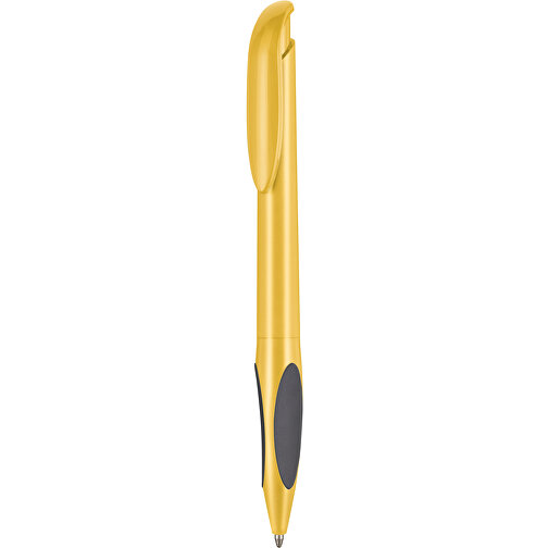 Kugelschreiber ATMOS , Ritter-Pen, apricot-gelb, ABS-PP-Kunststoff, 14,50cm (Länge), Bild 1