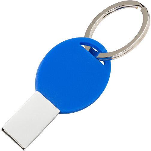 USB-Stick Silicon III 2GB , Promo Effects MB , blau MB , 2 GB , Metall, Silikon MB , 3 - 10 MB/s MB , 5,23cm x 0,45cm x 2,66cm (Länge x Höhe x Breite), Bild 1