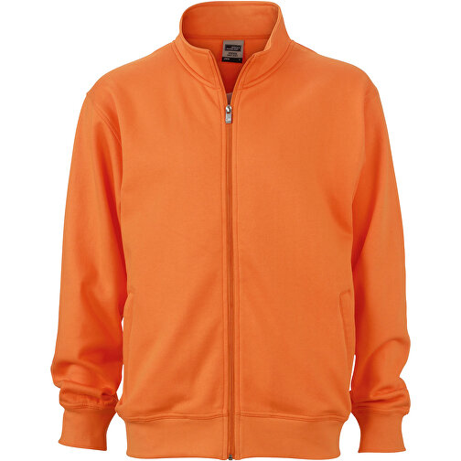 Workwear Sweat Jacket , James Nicholson, orange, XS, , Bild 1