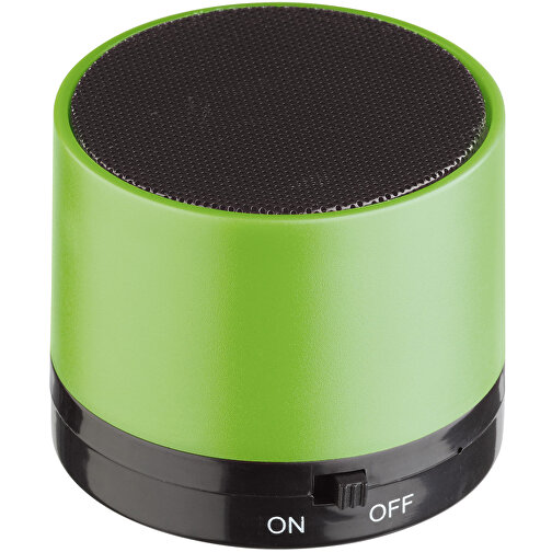 Mini Lautsprecher 3W , hellgrün, ABS, 5,00cm (Höhe), Bild 1