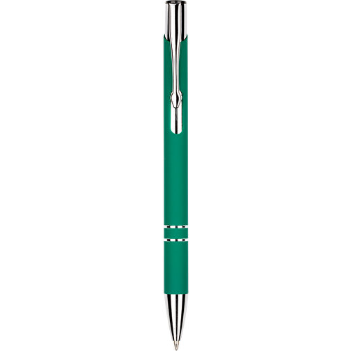 Kugelschreiber New York Soft Touch , Promo Effects, grün, Metall, 13,50cm x 0,80cm (Länge x Breite), Bild 3