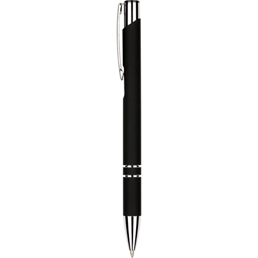 Kugelschreiber New York Soft Touch , Promo Effects, schwarz, Metall, 13,50cm x 0,80cm (Länge x Breite), Bild 2