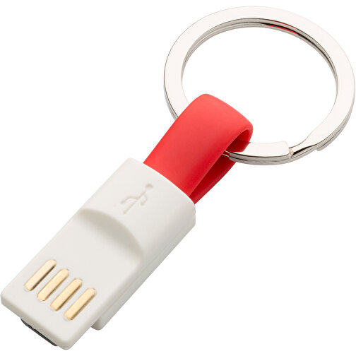 Nøglering Micro-USB-kabel kort, Billede 1