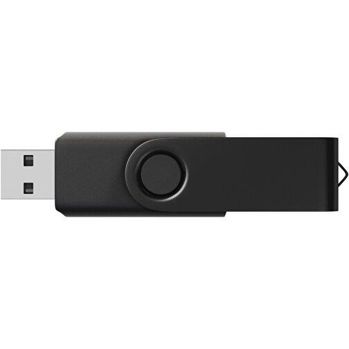 USB-Stick Swing Color 16GB , Promo Effects MB , schwarz MB , 16 GB , Kunststoff/ Aluminium MB , 3 - 10 MB/s MB , 5,70cm x 1,00cm x 1,90cm (Länge x Höhe x Breite), Bild 3