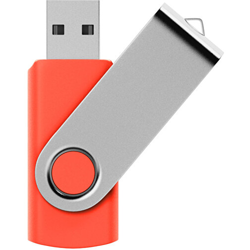 USB-Stick SWING 2.0 8 GB , Promo Effects MB , rot MB , 8 GB , Kunststoff, Metall MB , 3 - 10 MB/s MB , 5,80cm x 1,09cm x 1,90cm (Länge x Höhe x Breite), Bild 1