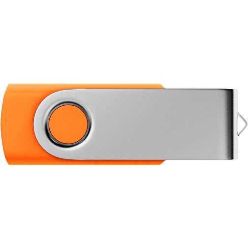 USB-Stick SWING 2.0 4 GB , Promo Effects MB , orange MB , 4 GB , Kunststoff, Metall MB , 3 - 10 MB/s MB , 5,80cm x 1,09cm x 1,90cm (Länge x Höhe x Breite), Bild 2