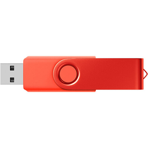 USB-Stick Swing Color 32GB , Promo Effects MB , rot MB , 32 GB , Kunststoff/ Aluminium MB , 3 - 10 MB/s MB , 5,70cm x 1,00cm x 1,90cm (Länge x Höhe x Breite), Bild 3