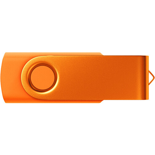 USB-Stick Swing Color 32GB , Promo Effects MB , orange MB , 32 GB , Kunststoff/ Aluminium MB , 3 - 10 MB/s MB , 5,70cm x 1,00cm x 1,90cm (Länge x Höhe x Breite), Bild 2