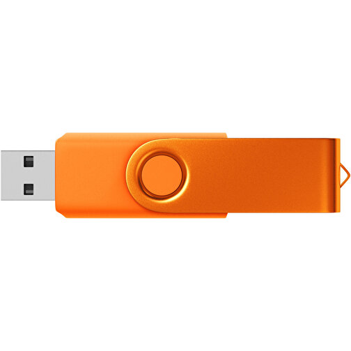 USB-Stick Swing Color 32GB , Promo Effects MB , orange MB , 32 GB , Kunststoff/ Aluminium MB , 3 - 10 MB/s MB , 5,70cm x 1,00cm x 1,90cm (Länge x Höhe x Breite), Bild 3