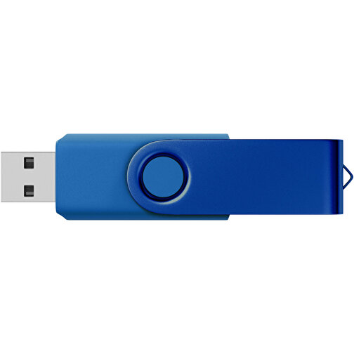 USB-Stick Swing Color 16GB , Promo Effects MB , blau MB , 16 GB , Kunststoff/ Aluminium MB , 3 - 10 MB/s MB , 5,70cm x 1,00cm x 1,90cm (Länge x Höhe x Breite), Bild 3