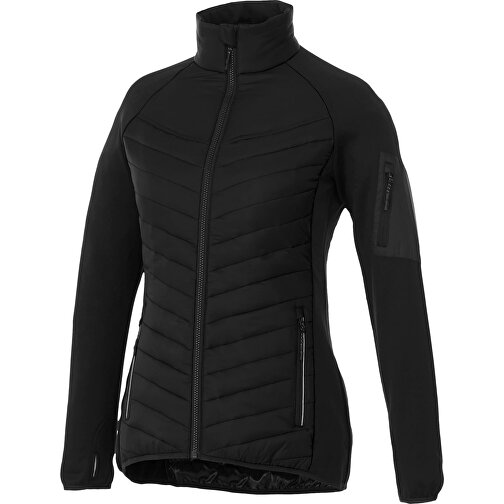 Banff Hybrid Wattierte Jacke Für Damen , schwarz, Dull cire-380T Woven mit wasserabweisendem und daunendichtem Finish 100% Nylon, 38 g/m2, Contrast fabric, Interlock Strick 94% Pol, M, , Bild 1