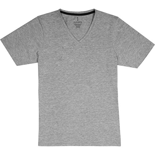 Kawartha T-Shirt Für Damen Mit V-Ausschnitt , Green Concept, grau meliert, Single jersey Strick 85% Bio Baumwolle, 10% Viskose, 5% Elastan, 200 g/m2, XXL, , Bild 1