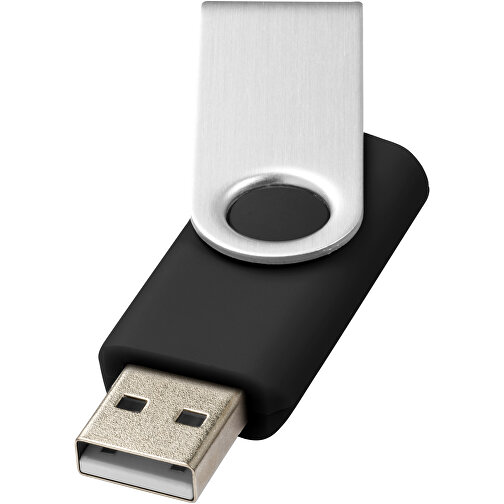 Rotate Basic 16 GB USB-Stick , schwarz MB , 16 GB , Kunststoff, Aluminium MB , 5,80cm x 1,00cm x 1,90cm (Länge x Höhe x Breite), Bild 1