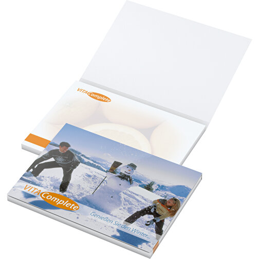 Haftnotiz Cover Karton Individuell Bestseller, 100 X 72 Mm, Softcover Gloss , individuell, weißes Haftpapier, 7,20cm x 10,00cm (Länge x Breite), Bild 1