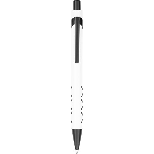 Kugelschreiber Karlstad Bunt , Promo Effects, weiß, Aluminium/Kunststoff, 14,00cm (Länge), Bild 2