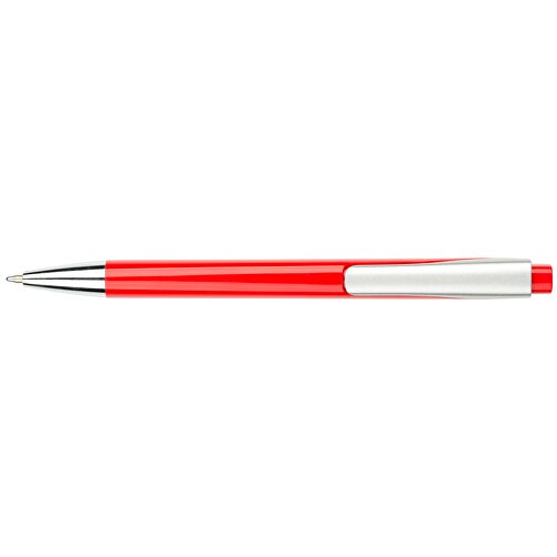 Kugelschreiber Liverpool Bunt , Promo Effects, rot, Kunststoff, 14,10cm x 1,00cm x 1,20cm (Länge x Höhe x Breite), Bild 3
