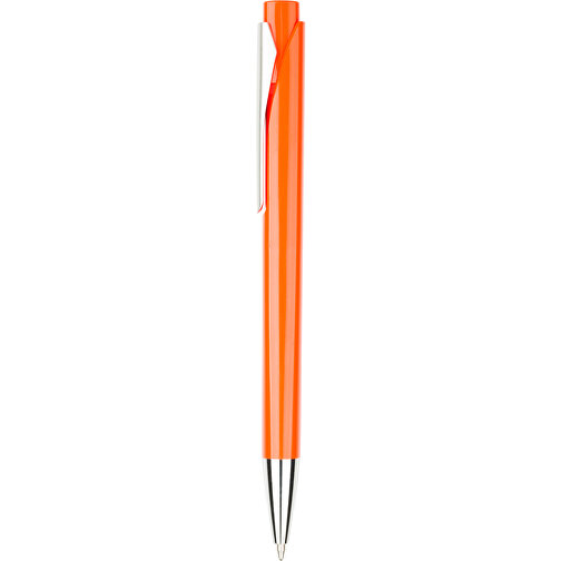 Kugelschreiber Liverpool Bunt , Promo Effects, orange, Kunststoff, 14,10cm x 1,00cm x 1,20cm (Länge x Höhe x Breite), Bild 1