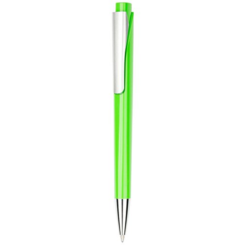 Kugelschreiber Liverpool Bunt , Promo Effects, grün, Kunststoff, 14,10cm x 1,00cm x 1,20cm (Länge x Höhe x Breite), Bild 2