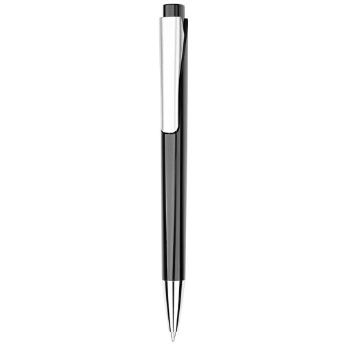 Kugelschreiber Liverpool Bunt , Promo Effects, schwarz, Kunststoff, 14,10cm x 1,00cm x 1,20cm (Länge x Höhe x Breite), Bild 2