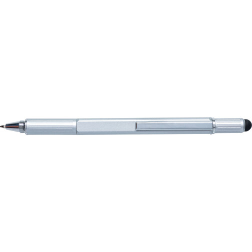 5-in-1 Aluminium Tool-Stift, Grau , grau, Aluminium, 15,00cm (Höhe), Bild 6
