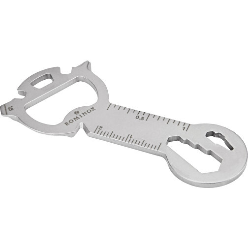 ROMINOX® Key Tool // Snake - 18 Funktionen , Edelstahl, 7,70cm x 0,23cm x 3,40cm (Länge x Höhe x Breite), Bild 5
