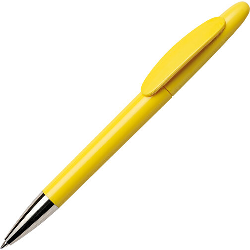Hudson Kugelschreiber - Recycelt , Green&Good, gelb, biologisch abbaubares Plastik, 14,00cm x 1,10cm x 1,10cm (Länge x Höhe x Breite), Bild 2