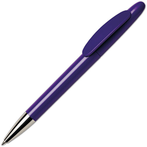 Hudson Kugelschreiber - Recycelt , Green&Good, violett, biologisch abbaubares Plastik, 14,00cm x 1,10cm x 1,10cm (Länge x Höhe x Breite), Bild 2