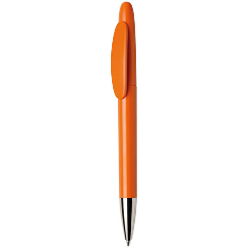 Hudson Kugelschreiber - Recycelt , Green&Good, orange, biologisch abbaubares Plastik, 14,00cm x 1,10cm x 1,10cm (Länge x Höhe x Breite), Bild 1