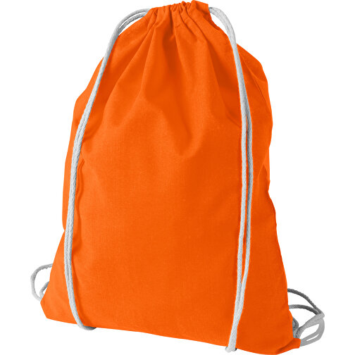 Oregon 100 G/m² Premium Sportbeutel 5L , orange, Baumwolle, 100 g/m2, 33,00cm x 44,00cm (Länge x Höhe), Bild 1