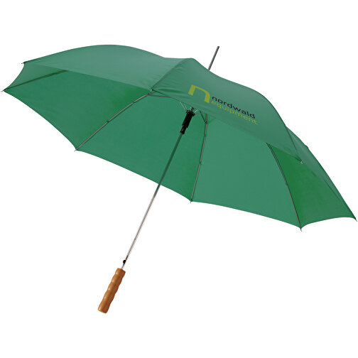 Lisa 23' Automatikregenschirm Mit Holzgriff , grün, Polyester, 83,00cm (Höhe), Bild 2