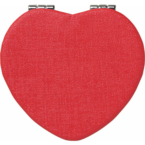 Glow Heart , rot, PU, 6,50cm x 0,50cm x 6,50cm (Länge x Höhe x Breite), Bild 1